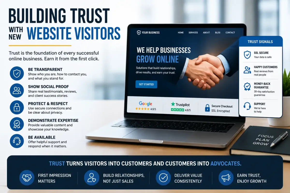 Building Trust With New Website Visitors: A Practical Guide for Foreign Founders